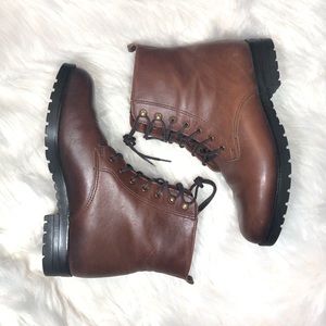 Canada North Tie-Up Boots, Size 6.5